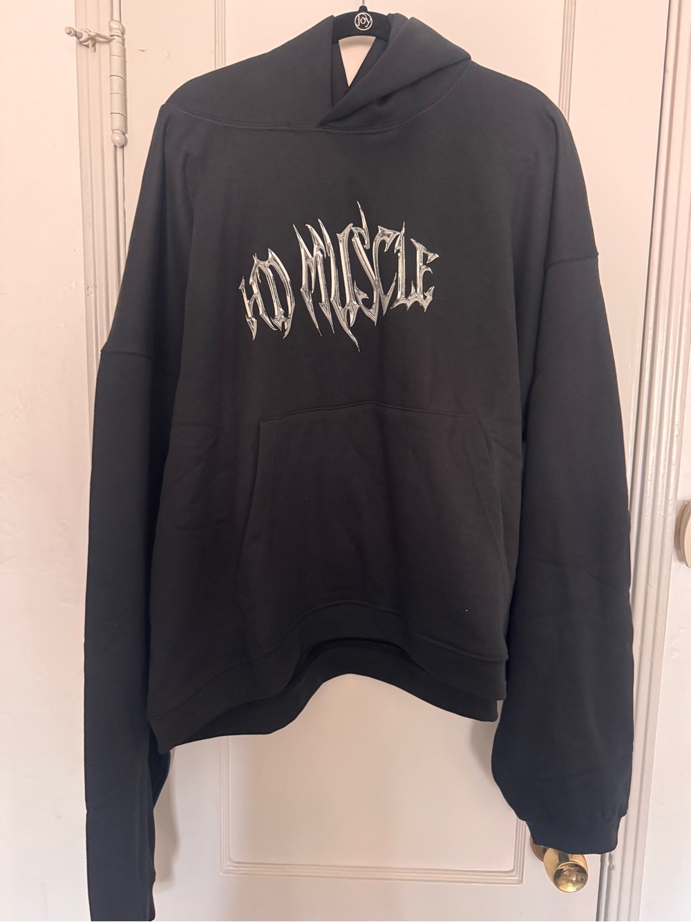 HD Muscle Chrome Script Hoodie Size 3XL